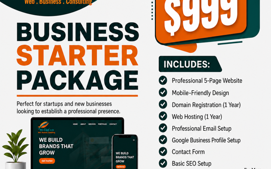 Launch Your Business with Confidence: The WEBUCON Business Starter Package